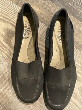 Valerie Stevens Wedge Loafers